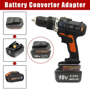 Battery Adapter For Makita 18V Li-ion Convert To For WORX 4PIN 20V Power Tool - Picture 1 of 7