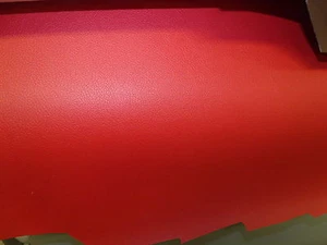 Marine Quality Auto and furniture Upholstery vinyl color red (by the yard) - Picture 1 of 5