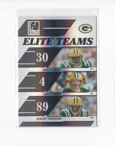 BRETT FAVRE 2006 DONRUSS ELITE-BLACK PARALLEL ELITE TEAMS INSERT-SERIAL #'D/1000 - Picture 1 of 23