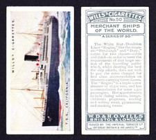 Wills MERCHANT SHIPS OF THE WORLD 1924 Set Of 50 *Good Condition*