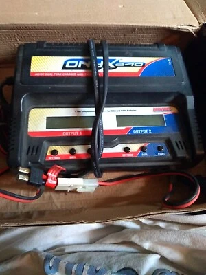 Duratrax Onyx 240 AC/DC Dual Peak Charger Good Condition Tested WORKING.  - Image 1 of 4