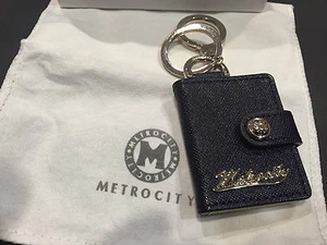 PORTACHIAVI DESIGNER CON CORNICE IN PELLE DI METROCITY NUOVO IN SCATOLA - Foto 1 di 5