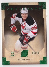 13-14 Artifacts Patrik Elias /99 EMERALD Parallel NJ Devils 2013