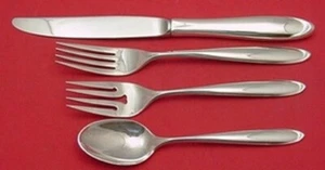 Regentropfen von Lunt Sterlingsilber normale Größe Gedeck(e) 4-teilig Vintage - Bild 1 von 2