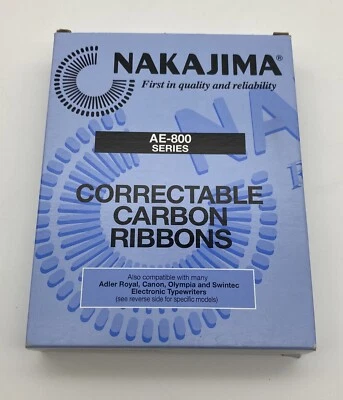 Nakajima AE-800 Series Correctable Carbon Ribbon Typewriter - Image 1 of 3