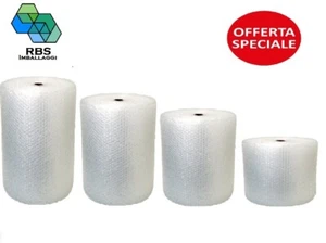Rotolo pluriball 200 mt metri altezza 30 50 75 100 cm materiale da imballaggio - Foto 1 di 12
