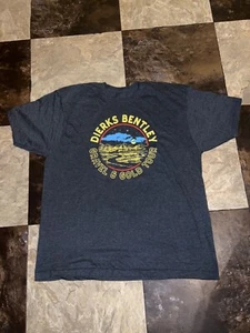 Vintage Dierks Bentley - Gravel & Gold Tour RARE Concert T-shirt: XXL New - Picture 1 of 5