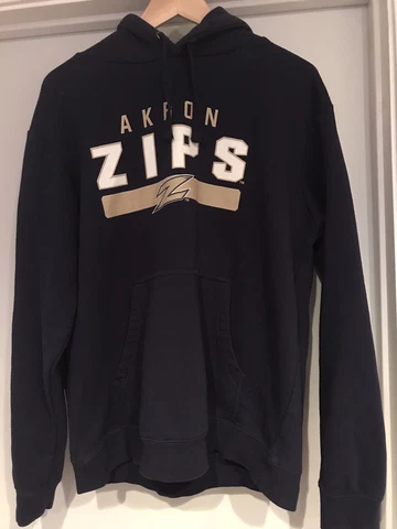 Men’s Akron Zips Size Small Hooded Sweatshirt Cover
