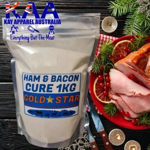 Gold Star Meat Cure 1KG Ham & Bacon Meat Pumping Cure, Brine, Curing Salt - Picture 1 of 3
