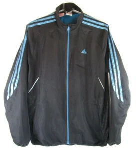 Adidas Climalite Formotion Sport Training Jacke schwarz-blau Größe 16 Jahre - Bild 1 von 7