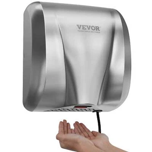VEVOR Heavy Duty Commercial Hand Dryer, 1800W Automatic High Speed Stainless ... - Picture 1 of 6