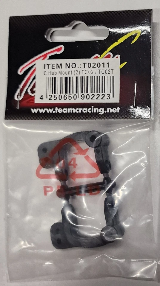 Team C T02011 C-Hub (2) 2WD Comp., C-Hub Mount, TC02 / TC02T, NEU - Bild 1 von 1