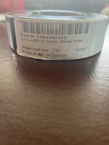 Genie Part # 1254967, 1254967GT - COLLAR, FORK TINE PIN - Bild 1 von 2