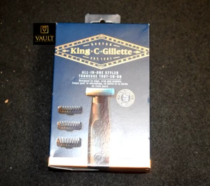 King C. Gillette All-in-One Akku Edge-Trim-Stoppelrasierer NEU/versiegelt - Bild 1 von 5