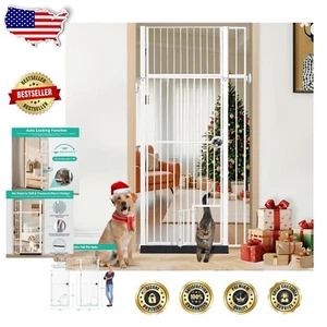 Versatile 71" Extra Tall Pet Barrier with Safety Cat Door – Home Safety Upgrade - Picture 1 of 10