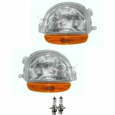 Scheinwerfer Set rechts & links H4 für Renault Twingo I C06_ inkl. Osram Lampen - Bild 1 von 4
