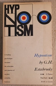 HYPNOTISM by G.H. Estabrooks, 1957 softcover - Picture 1 of 5