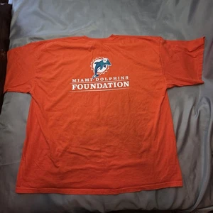 Camiseta de los Miami Dolphins para hombre 4XL naranja base de fútbol americano de la NFL camiseta de manga corta - Imagen 1 de 6