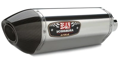 Sistema de escape completo Yoshimura R-77 Race punta de acero inoxidable/carbono (1160000521) Foto 1 de 2