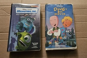 Disney Monsters Inc & Dougs 1st Movie Vhs Tapes Movies - Picture 1 of 2