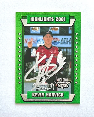 Кевин Харвик NASCAR 2002 колеса High Gear #57 1-я победа с автографом подпись - Изображение 1 из 3