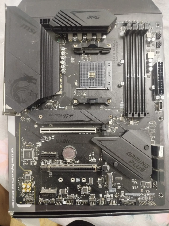 MSI MPG B550 GAMING PLUS, AM4, AMD (7C56-003R) Motherboard - Image 1 of 1