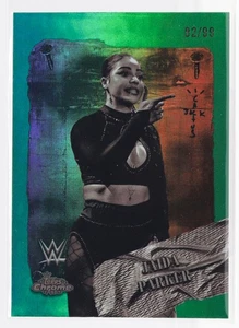 Jaida Parker 2025 Topps Chrome WWE Cactus Jack Rodeo Rebels Green Refractor /99 - Bild 1 von 2