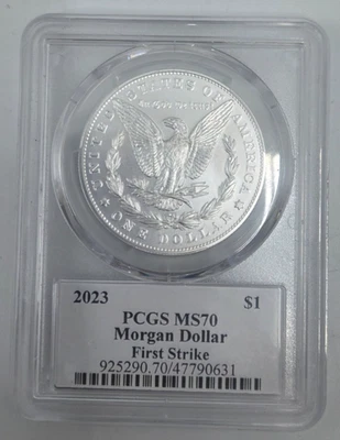 2023 PCGS MS70 Morgan Dollar First Strike - Image 1 of 4