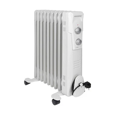 Radiateur bain d'huile 9R 2000W Clatronic RA 3736 Blanc - Photo 1/4