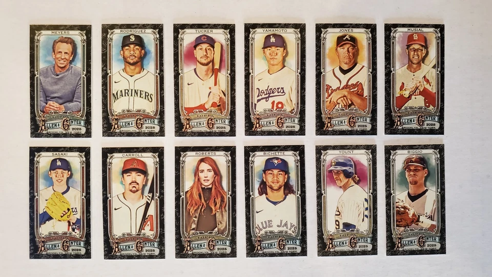 2025 Topps Allen & Ginter - Black Border Mini Parallels - Tarjeta #s 1-350 - Tú eliges Foto 1 de 1