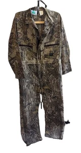Vintage Liberty Real tree Camo Hunting Coveralls XL Reg Lightweight Outdoors USA - Picture 1 of 5