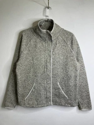 Chaqueta Vintage Champion Polar Cremallera L Tejida Brezo Cremallera Completa Minimalista Exterior Foto 1 de 4