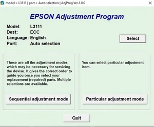 Epson L3111 Ink Pad Counter Reset - Afbeelding 1 van 1