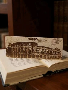 Vintage Style European Scene Retro Old Travel Postcard Bookmark. - Bild 1 von 7