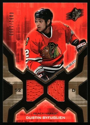 2006-07 SPx #143 Dustin Byfuglien #/1999 - Image 1 of 2