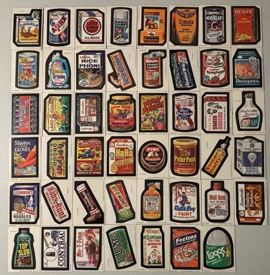 Lot of 1979 Topps Wacky Packages Sticker Cards (Series 1) 47/66 Cards - Image 1 of 4