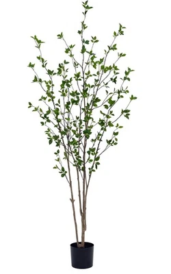 Árbol artificial de cítricos de 7 pies - Árbol de imitación minimalista para decoración de interiores, crítico falso... Foto 1 de 4