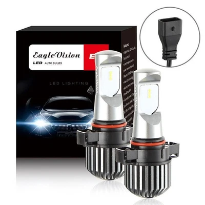 Xenon White PS24W H16 5202 6000k LED Fog Light Bulbs Car Driving Lamp - Image 1 of 4