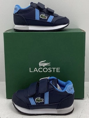 Lacoste партнер темно-синий/светло-синий Baby туфли размер 4 новый в коробке - Изображение 1 из 4