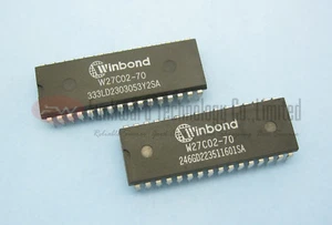 WINBOND W27C020 W27C02 27C020 2MBIT EEPROM DIP32 X 2PZS - Foto 1 di 3