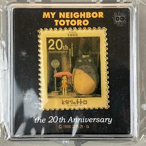 Benelic My Neighbor Totoro Stamp 20th Anniversary Metal Enamel Pin Japan Import - Picture 1 of 5