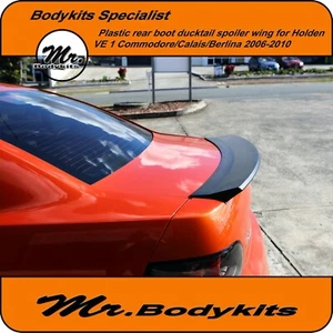 Plastic Rear Boot Spoiler Ducktail Wing For Holden VE 1 Commodre/Calais/Berlina - Foto 1 di 12