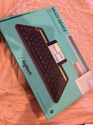Logitech K480 Bluetooth Wireless Mini Multi-Device Keyboard 920-006342 - Image 1 of 2