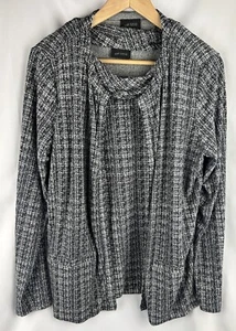 J.JILL Top Womens Wearever Collection Size Medium Twin Cord Set Office Career - Picture 1 of 8