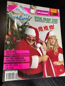 WCW World Championship Wrestling Magazine - February 1992 P.N NEWS + Poster - Picture 1 of 3