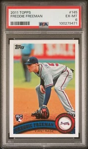 Freddie Freeman 2011 Topps Baseball Card #145 Graded PSA 6 - Picture 1 of 1