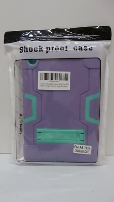 Nueva funda rígida púrpura verde azulado para tablet Galaxy A8 de 10,5 pulgadas y soporte a prueba de golpes Foto 1 de 3