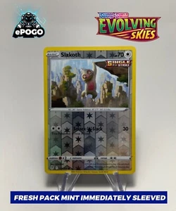 Slakoth 129/203 Holograma Inverso Pokemon Juego de Cartas Coleccionables: Evolving Skies Pokémon Tarjeta COMO NUEVA 🦥 - Imagen 1 de 2