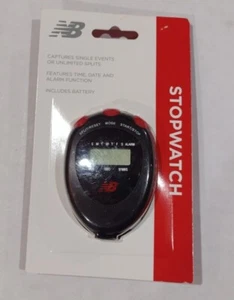New Balance Stopwatch Black 1/100th accuracy sealed - Picture 1 of 3