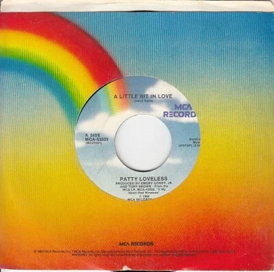 Patty Loveless – A Little Bit In Love / I Can't Get You Off My Mind   7" 45 Foto 1 de 4